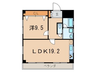 ワン・アンド・セブンの物件間取画像